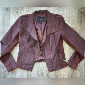 Suede Moto Jacket